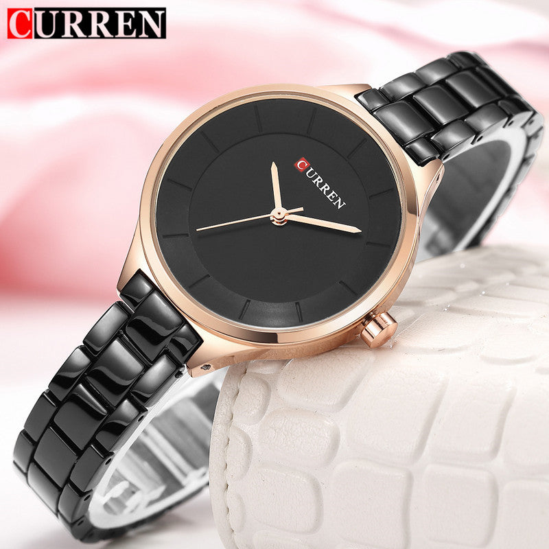 CURREN Couples Stainless Steel Watch