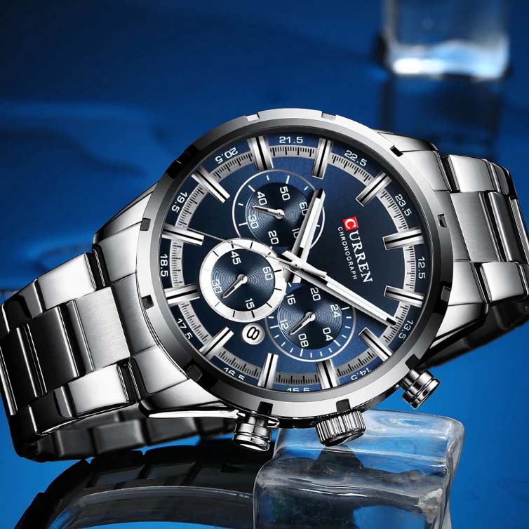 CURREN 8355 Men's Stainless Steel Watch