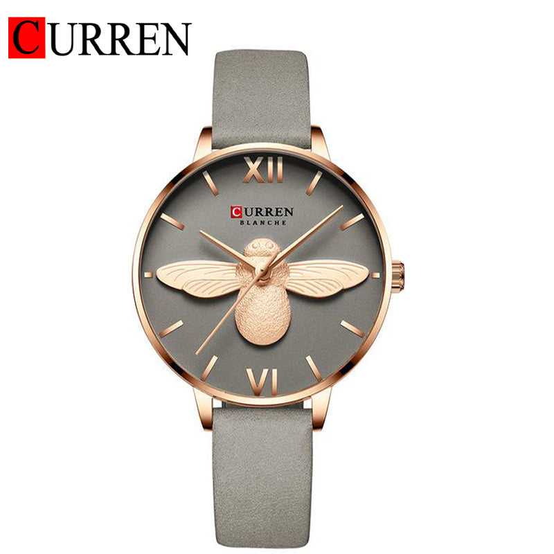CURREN 9061 Women's Leather Straps Watch