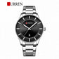 CURREN Original Brand Stainless Steel Band Wrist Watch For Men With Brand (Box & Bag)-8347
