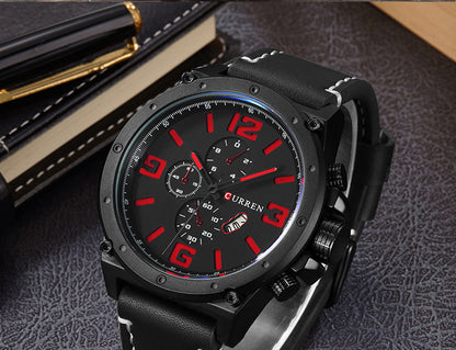 CURREN 8230 Men's Leather Straps Watch