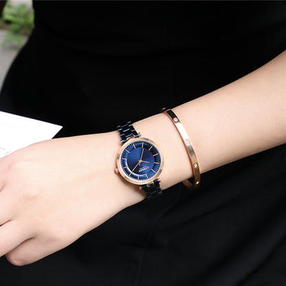 CURREN Couples Stainless Steel Watch