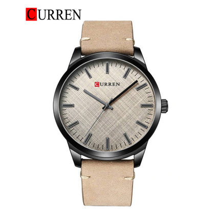 CURREN 8386 Men's Leather Straps Watch