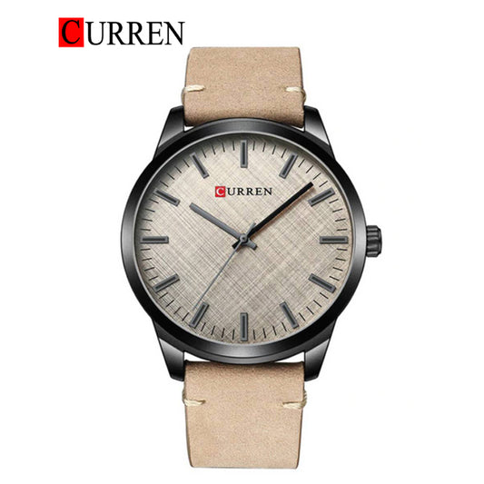 CURREN Original Brand Leather Straps Wrist Watch For Men Wth Brand (Box & Bag)-8386