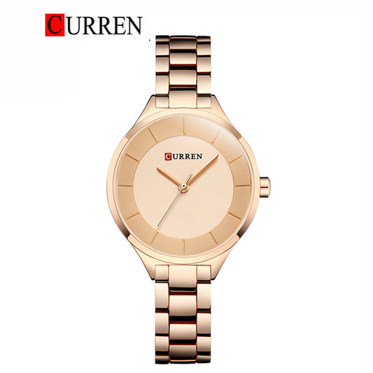 CURREN Original Brand Stainless Steel Band Wrist Watch For Women Wth Brand (Box & Bag)-9015