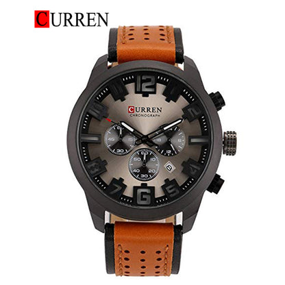 CURREN 8289 Men's Leather Straps Watch