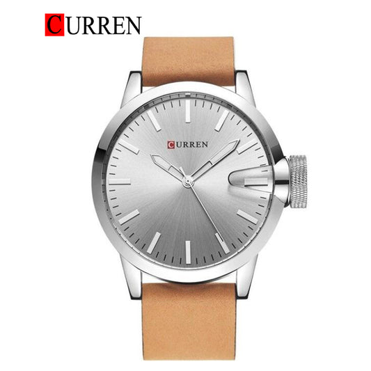 CURREN Original Brand Leather Straps Wrist Watch For Men With Brand (Box & Bag)-8208