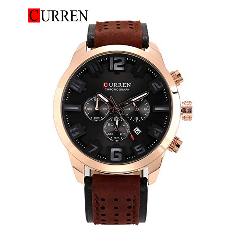 CURREN 8289 Men's Leather Straps Watch