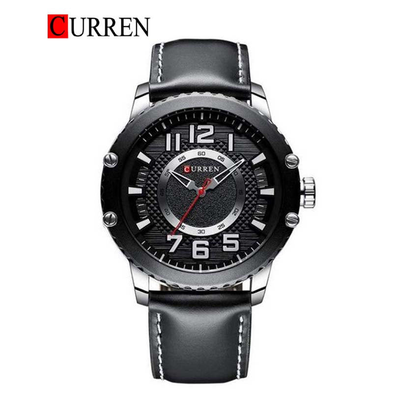 CURREN Original Brand Leather Straps Wrist Watch For Men With Brand (Box & Bag)-8341