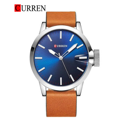 CURREN 8208 Men's Leather Straps Watch