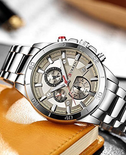 CURREN 8275 Men's Stainless Steel Watch