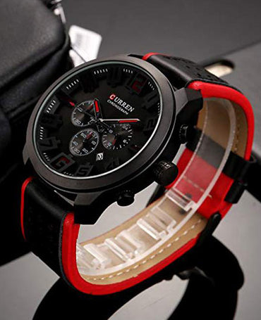 CURREN 8289 Men's Leather Straps Watch