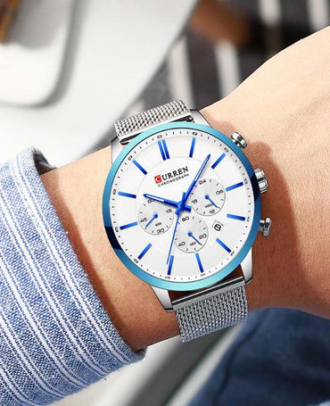 CURREN 8340 Men's Stainless Steel Watch