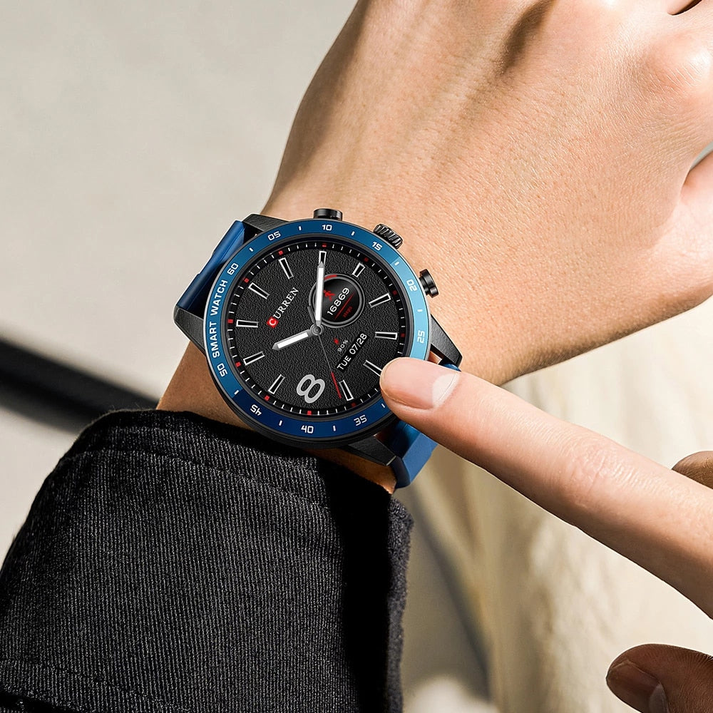 CURREN 6001 Men's Rubber Straps Watch