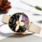 CURREN Original Brand Leather Straps Wrist Watch For Women With Brand (Box & Bag)-9061
