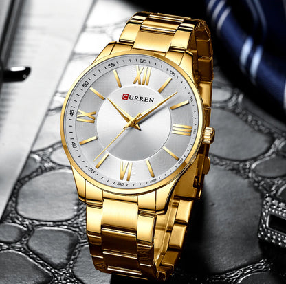 CURREN 8383 Men's Stainless Steel Watch