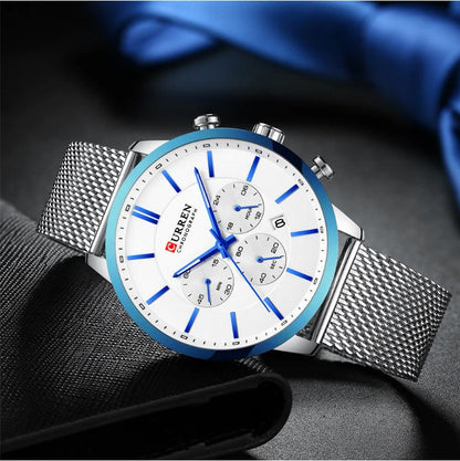 CURREN 8340 Men's Stainless Steel Watch