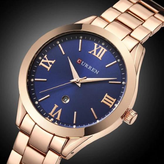 CURREN Original Brand Stainless Steel Band Wrist Watch For Women With Brand (Box & Bag)-9007