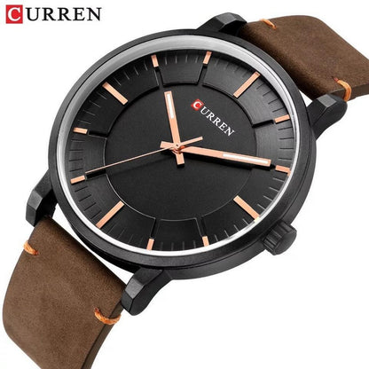 CURREN 8332 Men's Leather Straps Watch