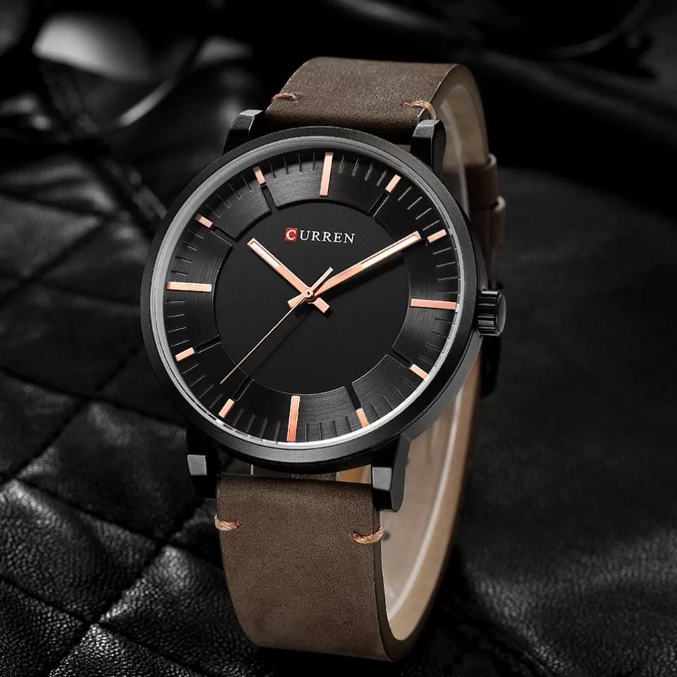 CURREN 8332 Men's Leather Straps Watch