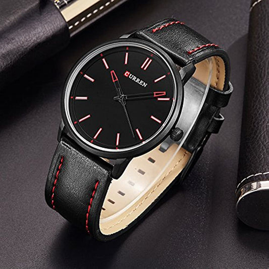 CURREN Original Brand Leather Straps Wrist Watch For Men With Brand (Box & Bag)-8233