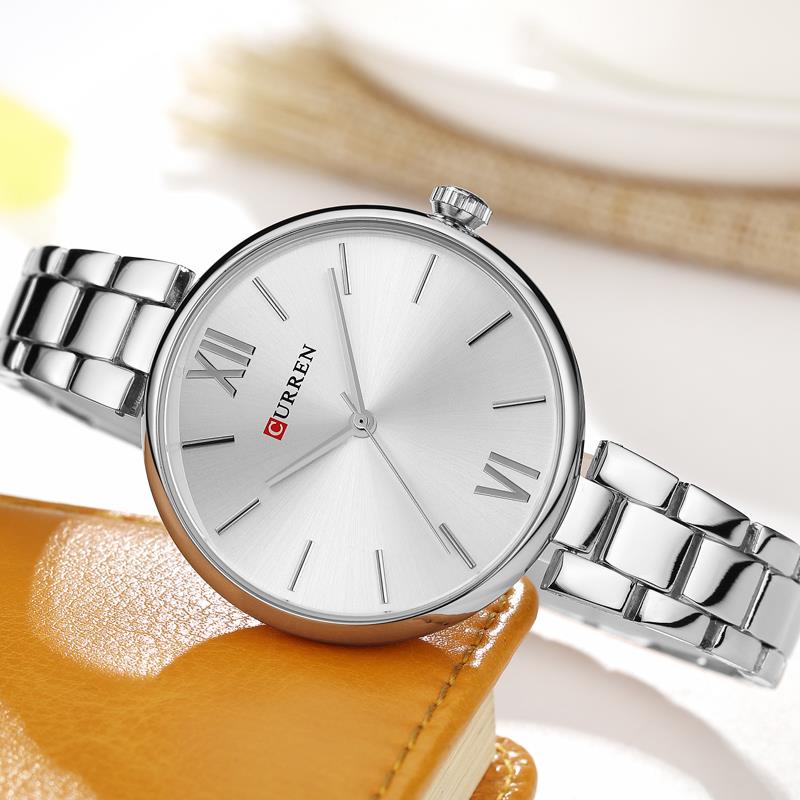 CURREN Couples Stainless Steel Watch