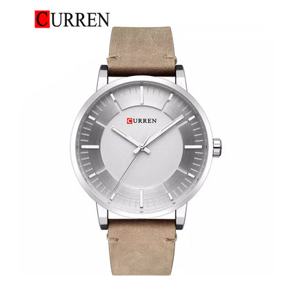 CURREN 8332 Men's Leather Straps Watch