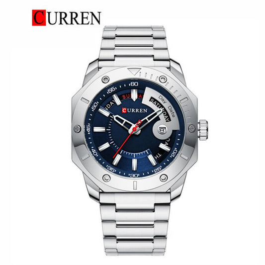 CURREN 8344 Men's Stainless Steel Watch