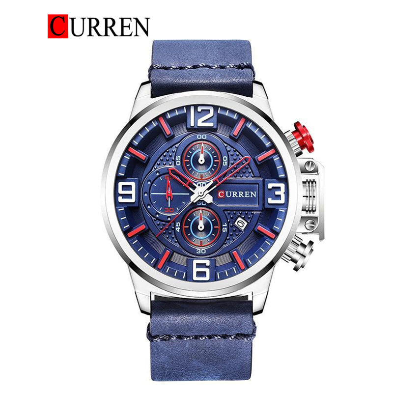 CURREN 8278 Men's Leather Straps Watch