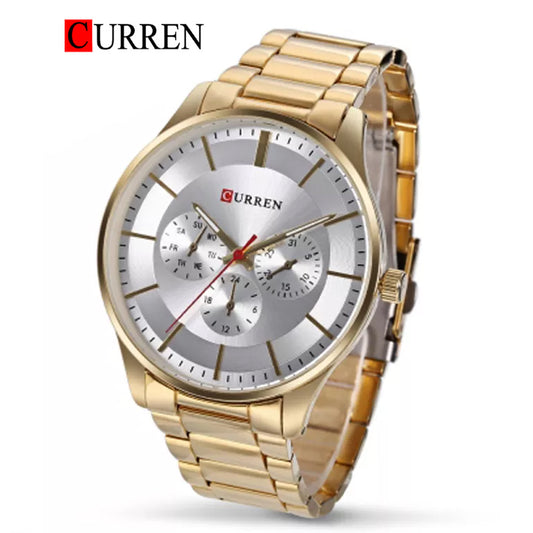 CURREN 8282 Men's Stainless Steel Watch