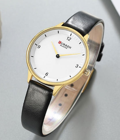 CURREN 9039 Women's Leather Straps Watch