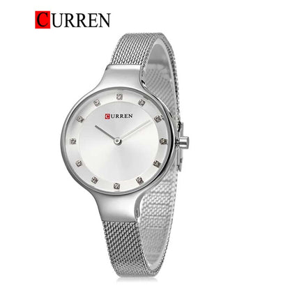 CURREN 9008 Women's Leather Straps Watch