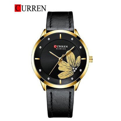 CURREN 9048 Women's Leather Straps Watch