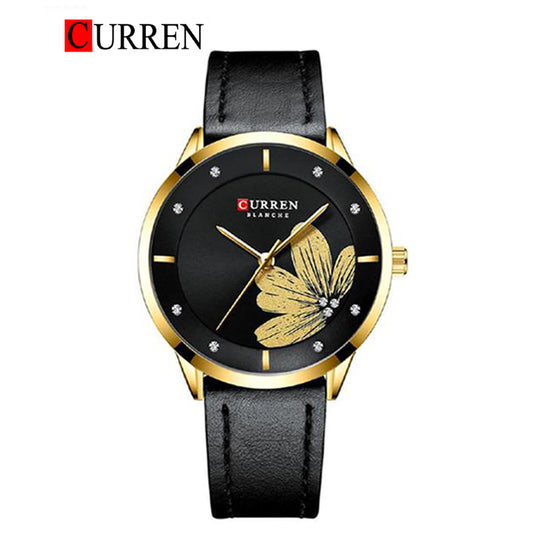 CURREN 9048 Women's Leather Straps Watch