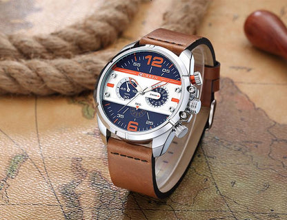 CURREN 8259 Men's Leather Straps Watch