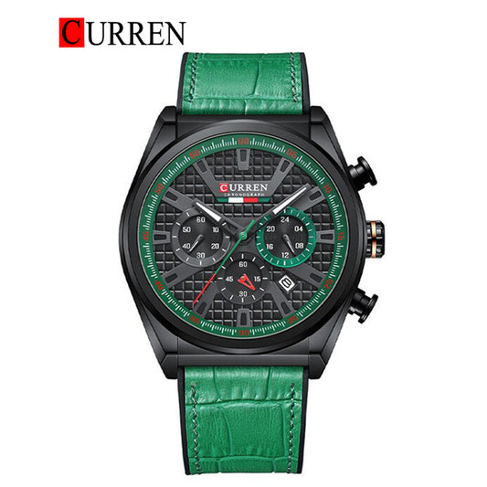 CURREN 8392 Men's Rubber Straps Watch
