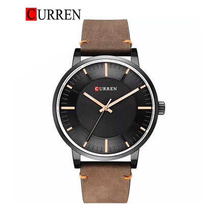 CURREN 8332 Men's Leather Straps Watch