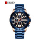 CURREN Original Brand Stainless Steel Band Wrist Watch For Men With Brand (Box & Bag)-8336