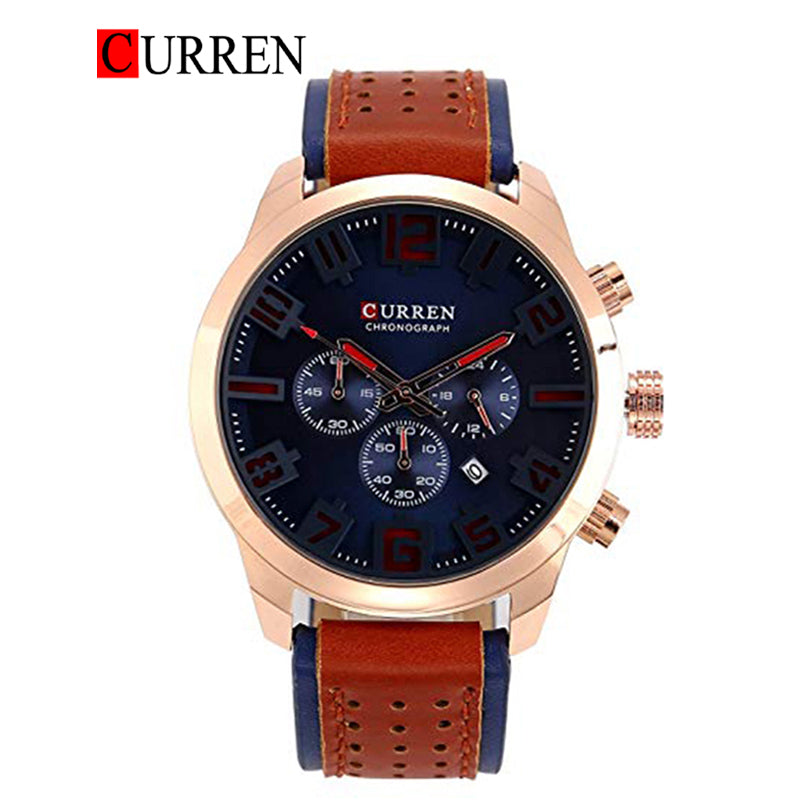 CURREN 8289 Men's Leather Straps Watch
