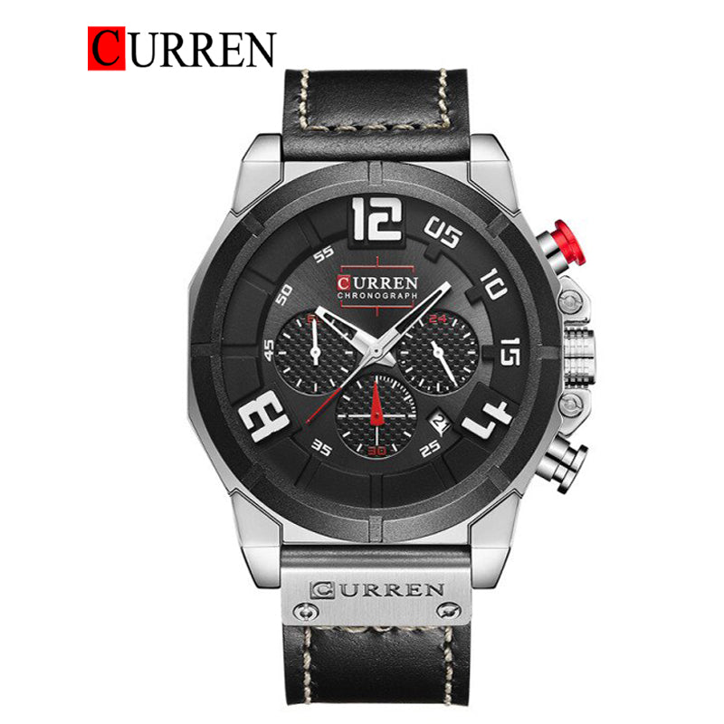 CURREN 8287 Men's Leather Straps Watch