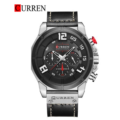 CURREN 8287 Men's Leather Straps Watch