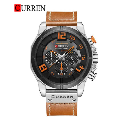 CURREN 8287 Men's Leather Straps Watch