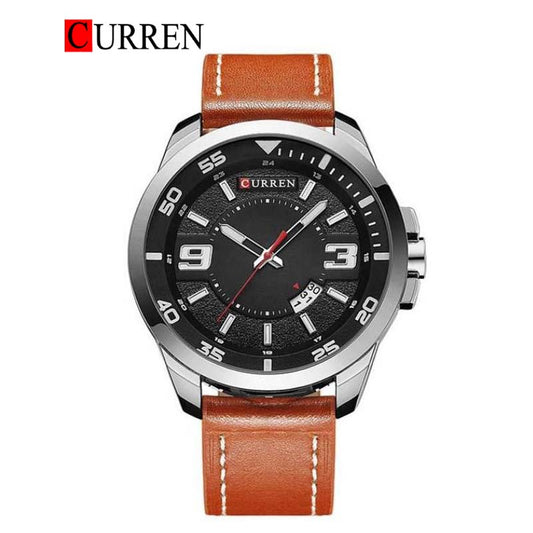CURREN 8213 Men's Leather Straps Watch