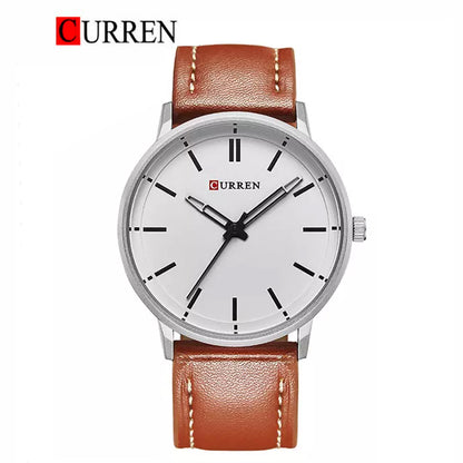 CURREN Original Brand Leather Straps Wrist Watch For Men With Brand (Box & Bag)-8233