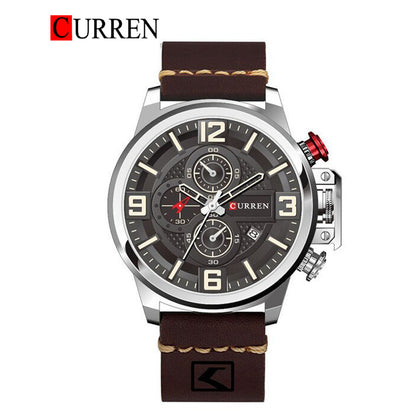 CURREN 8278 Men's Leather Straps Watch