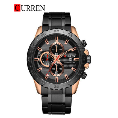 CURREN 8334 Men's Stainless Steel Watch