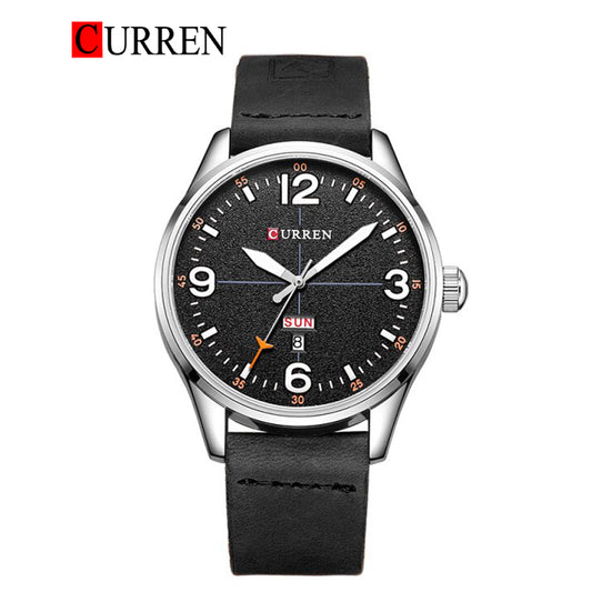 CURREN 8265 Men's Leather Straps Watch