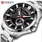 CURREN Original Brand Stainless Steel Band Wrist Watch For Men With Brand (Box & Bag)-8372