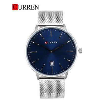 CURREN 8302 Men's Stainless Steel Watch