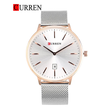 CURREN 8302 Men's Stainless Steel Watch